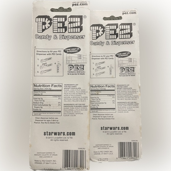 Set of 7 Authentic, unopened Star Wars PEZ candy with dispensers. - Picture 3 of 4